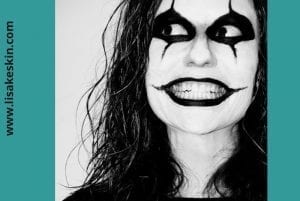 kiss, clown, lachend
