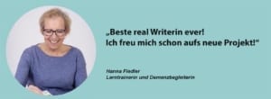 Testimonials Hanna Fiedler
